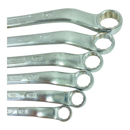  KTC ケーティーシー 45° オフセット 両口メガネレンチセット 6本組 ケース付