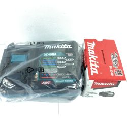 ＊＊ MAKITA マキタ 40Vmax/4.0Ah BL4040 リチウムイオンバッテリ & 急速充電器 DC40RA セット (2)  DR40RA/BL4040 Sランク