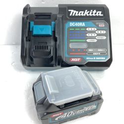 ＊＊ MAKITA マキタ 40Vmax/2.5Ah 純正バッテリ BL4025 & 急速充電器 DC40RA セット Aランク