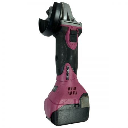  HITACHI 日立 14.4V 100mm コードレスディスクグラインダ （バッテリ1個・充電器・ケース付） G14DSL レッド