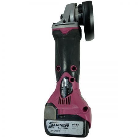  HITACHI 日立 14.4V 100mm コードレスディスクグラインダ （バッテリ1個・充電器・ケース付） G14DSL レッド