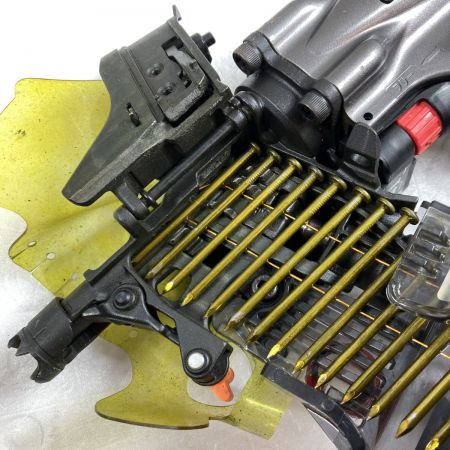  HITACHI 日立 65mm 高圧ロール釘打ち機 ケース付 NV65HMC グレー×ブラック