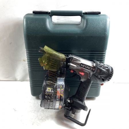  HITACHI 日立 65mm 高圧ロール釘打ち機 ケース付 NV65HMC グレー×ブラック