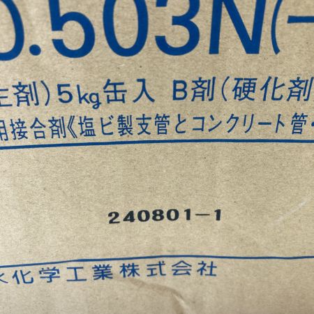  SEKISUI 下水管用接合剤 A剤主剤5kg B剤硬化剤5kg エスロンドレンタイト 北海道仕様 ※製造2024/08/01 N503-10