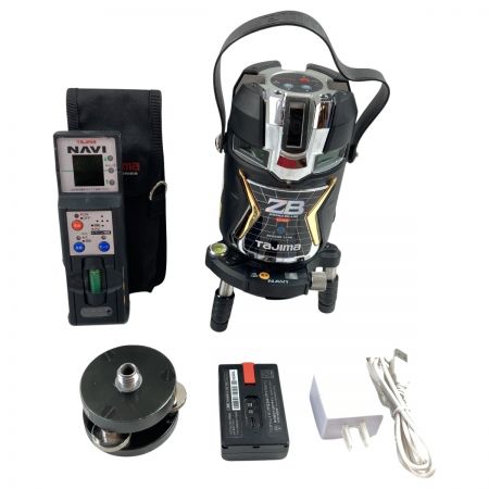  TAJIMA タジマ レーザー墨出し器 ZERO BLUE NAVIセンサーKJC 受光器・ケース付属 ※校正歴不明 ZEROBLSN-KJC/RCV-GNAVI ブラック