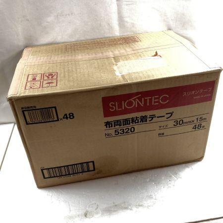  SLIONTEC 布両面粘着テープ 30mmX15m 48個入り 5320