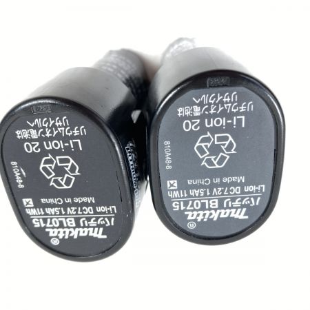  MAKITA マキタ 7.2V 充電式ペンインパクトドライバ (バッテリ2個・充電器・ケース付） TD022DSHXW ホワイト