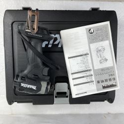 ＊＊ MAKITA マキタ 18V 充電式インパクトドライバ ケース付 （セットばらし品）※バッテリ・充電器なし (7) TD173D ブラック Sランク
