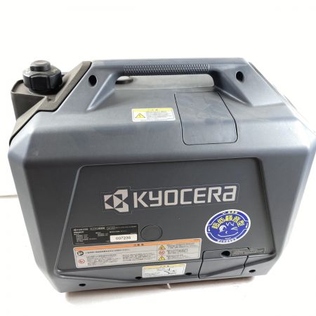  KYOCERA キョウセラ インバーター発電機 4サイクル (交流)100V-2.0kVA (直流)12V-8.0A 50/60Hz 20A EG1200 ブラック