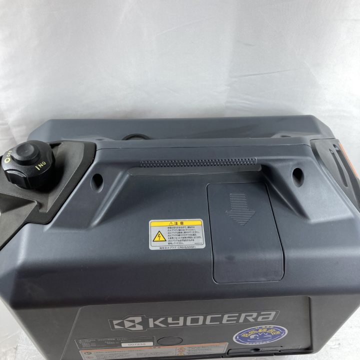 KYOCERA キョウセラ インバーター発電機 4サイクル (交流)100V-2.0kVA (直流)12V-8.0A 50/60Hz 20A  EGI200 ブラック｜中古｜なんでもリサイクルビッグバン