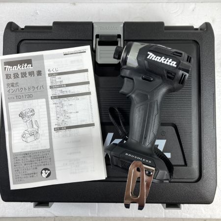  MAKITA マキタ 18V 充電式インパクトドライバ ケース付 （セットばらし品）※バッテリ・充電器なし (9) TD173D ブラック