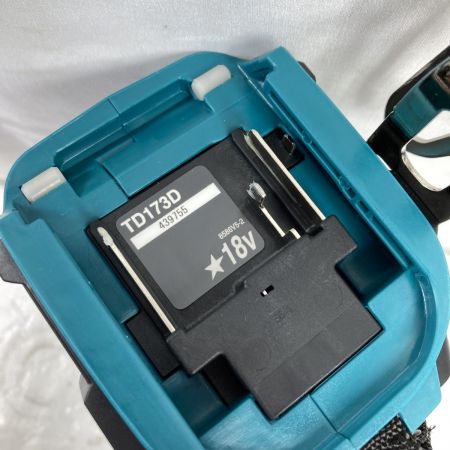  MAKITA マキタ 18V 充電式インパクトドライバ ケース付 （セットばらし品）※バッテリ・充電器なし (5) TD173D ブルー