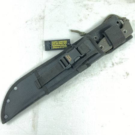    TOPS KNIVES W-019 YACARE10.0 ケース付 YACARE10.0 ブラック