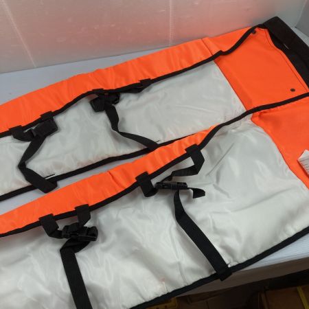  和光商事 チェーンソー防護用チャップス ウエスト91cm T004B オレンジ