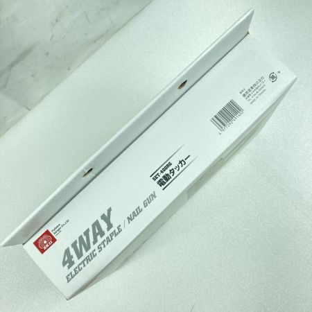  藤原産業 SK11 電動タッカー NAIL GUN  SET-400RG グレー