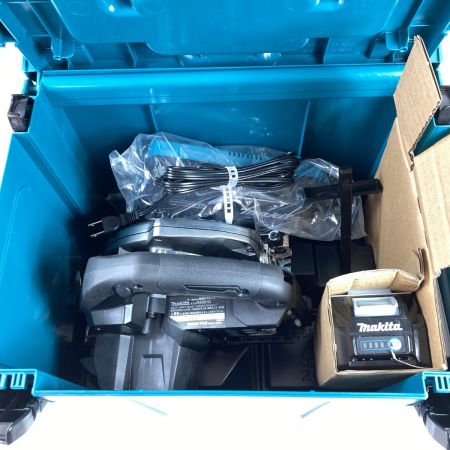  MAKITA マキタ 40Ｖmax 充電式丸ノコ 鮫肌  (充電器・バッテリ2個・ケース付）  HS001GRDXB ブルー