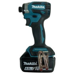 ＊＊ MAKITA マキタ 18V 充電式インパクトドライバ  バッテリ1個付属 ※充電器なし TD173D ブルー Bランク