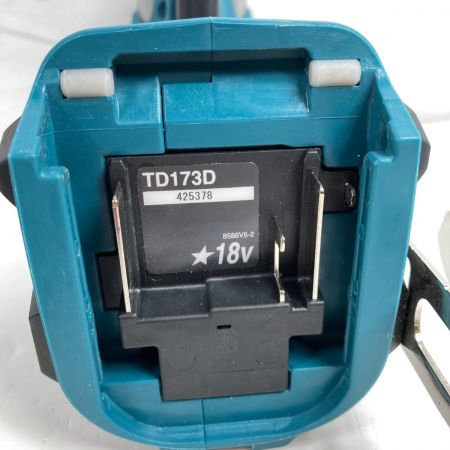  MAKITA マキタ 18V 充電式インパクトドライバ  バッテリ1個付属 ※充電器なし TD173D ブルー