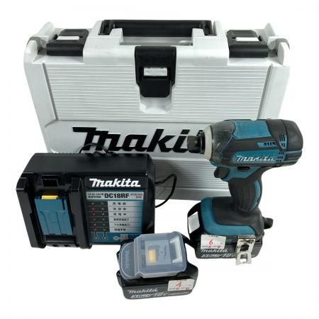  MAKITA マキタ 18V 充電式インパクトドライバ (バッテリ2個・充電器・ケース付） TD149DRFX ブルー