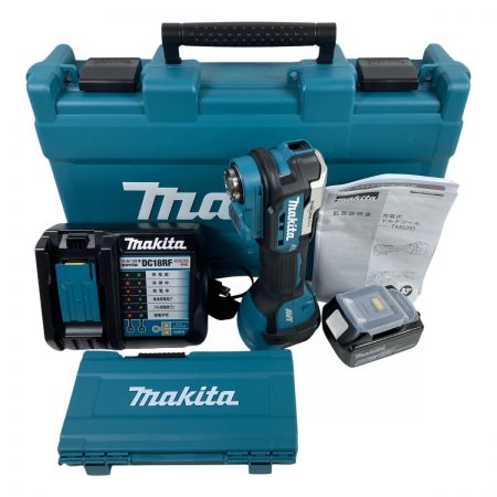  MAKITA マキタ 18V 充電式マルチツール （バッテリ1個・充電器・ケース・先端工具付属） TM52DRG ブルー