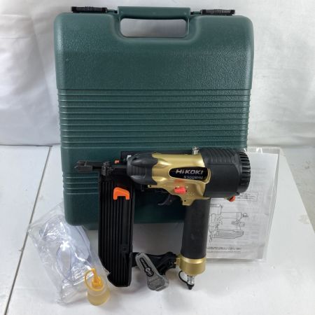  HiKOKI ハイコーキ 50mm 高圧エアタッカ ケース付 N5008HM ゴールド×ブラック
