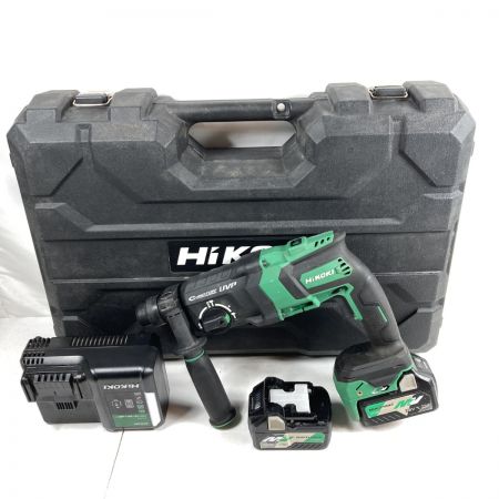  HiKOKI ハイコーキ 36V 28mm コードレスハンマドリル  バッテリ2個・充電器・ケース付 DH36DPE グリーン