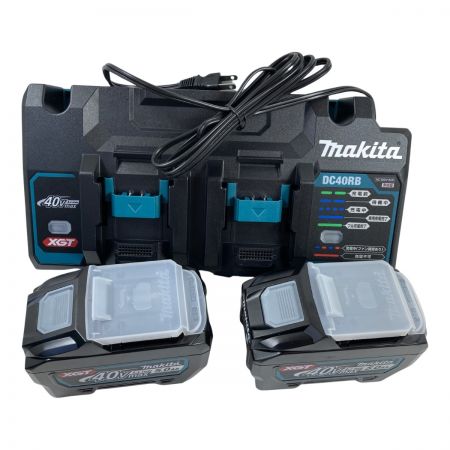  MAKITA マキタ 40Vmax パワーソースキット バッテリ(BL4050F)2台 + 急速充電器 XGT6 ブルー
