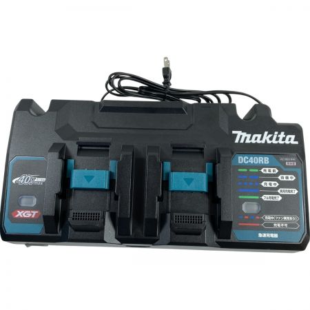  MAKITA マキタ 40Vmax パワーソースキット バッテリ(BL4050F)2台 + 急速充電器 XGT6 ブルー