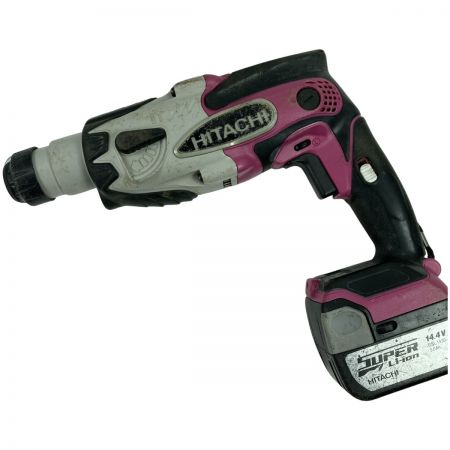  HITACHI 日立 14.4V コードレスロータリハンマドリル （バッテリ1個・充電器・ケース付） DH14DSL レッド