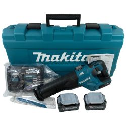 ＊＊ MAKITA マキタ 40Vmax 充電式セーバーソー (充電器・バッテリ2個・ケース付) JR001GRDX ブルー Aランク