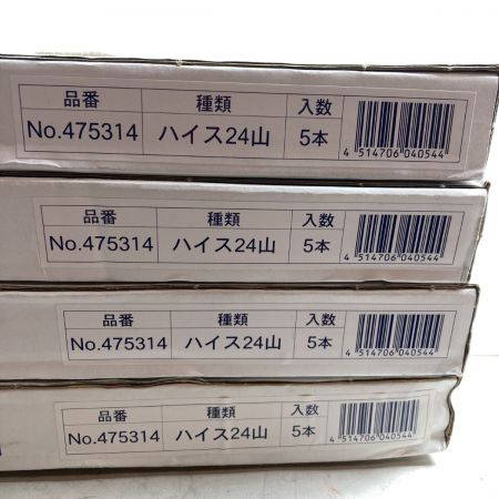  REX レッキス バンドソー替刃 マンティス125 ハイス24山 1箱5枚入x4箱 合計20枚 ﾏﾝﾃｨｽ125
