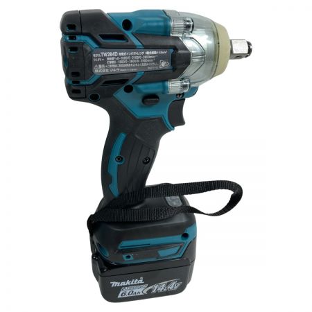  MAKITA マキタ 14.4V 充電式インパクトレンチ トルク:255Nm バッテリ2個・充電器・ケース付 TW284DRGX ブルー