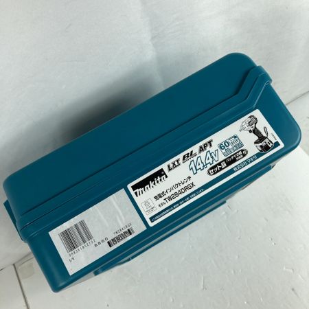  MAKITA マキタ 14.4V 充電式インパクトレンチ トルク:255Nm バッテリ2個・充電器・ケース付 TW284DRGX ブルー
