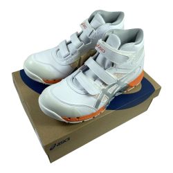 ＊＊ asics アシックス 安全靴 プロスニーカー 28cm   1271A055.100 ホワイト×オレンジ Sランク