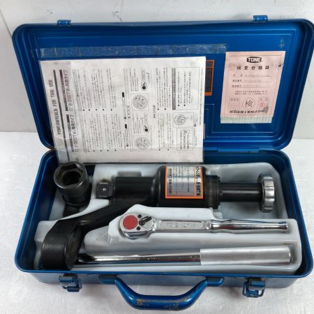  TONE トネ 大型バス・トラック用 タイヤ用パワーレンチ 差込角25.4mm ケース入り ※欠品あり 8-330TW シルバー