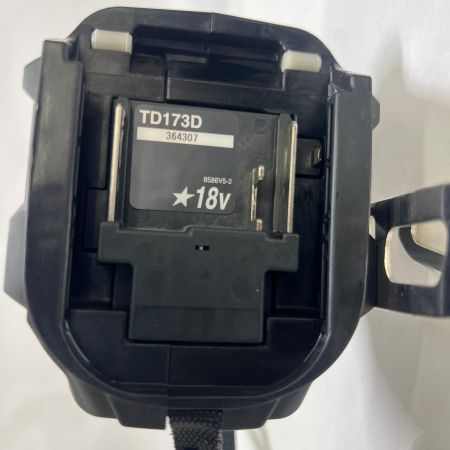  MAKITA マキタ 充電式インパクトドライバ 18V 6Ah バッテリ2本 充電器 ケース付 TD173DRGXB ブラック 未使用品