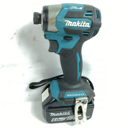  MAKITA マキタ 18V 充電式インパクトドライバ (バッテリ2個・充電器・ケース付） TD173DRGX ブルー