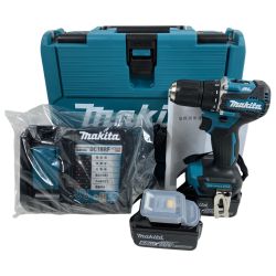 ＊＊ MAKITA マキタ 18V 充電式ドライバドリル （バッテリ2個・充電器・ケース付） DF487DRGX ブルー Sランク