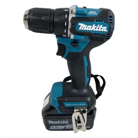  MAKITA マキタ 18V 充電式ドライバドリル （バッテリ2個・充電器・ケース付） DF487DRGX ブルー