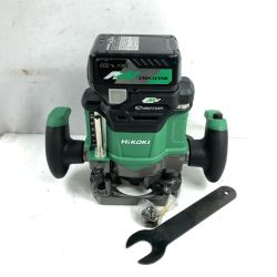 ＊＊ HiKOKI ハイコーキ 36V 12mm コードレスルーター バッテリ1個付属 ※充電器なし M3612DA(NN) グリーン Bランク