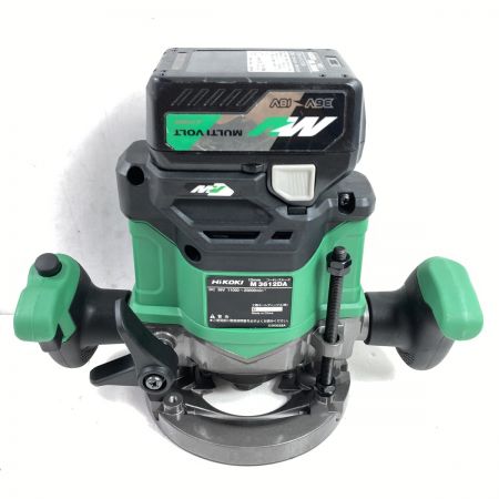  HiKOKI ハイコーキ 36V 12mm コードレスルーター バッテリ1個付属 ※充電器なし M3612DA(NN) グリーン