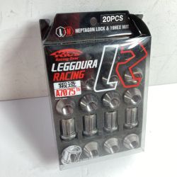 ＊＊ KYO-EI 協永産業 LEGGDURA RACING ジェラルミン ロック＆ナット サイズ/M12×P1.25 KIC3G シルバー Bランク