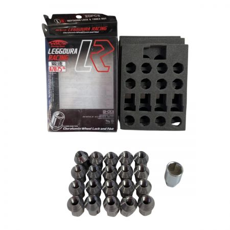  KYO-EI 協永産業 LEGGDURA RACING ジェラルミン ロック＆ナット サイズ/M12×P1.25 KIC3G シルバー