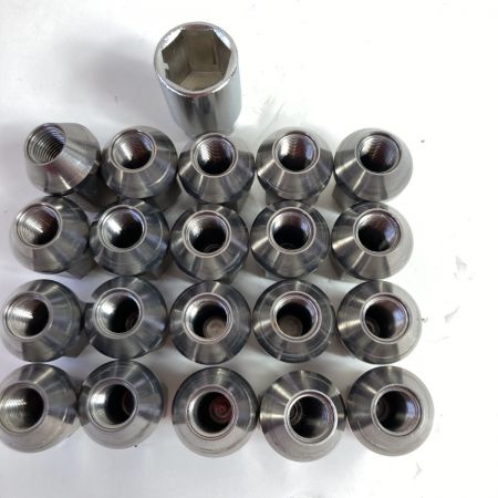  KYO-EI 協永産業 LEGGDURA RACING ジェラルミン ロック＆ナット サイズ/M12×P1.25 KIC3G シルバー