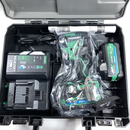  HiKOKI ハイコーキ 36V コードレスインパクトドライバ (バッテリ2個・充電器・ケース付） WH36DD(2XHLSZ) グリーン