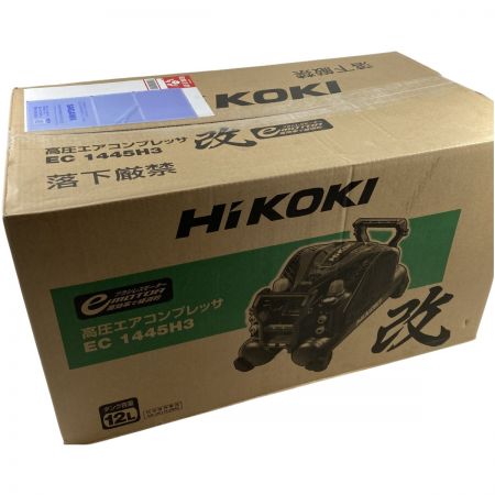  HiKOKI ハイコーキ 高圧一般圧 エアコンプレッサー 改 タンク容量12L EC1445H3改(CTN) ブラック