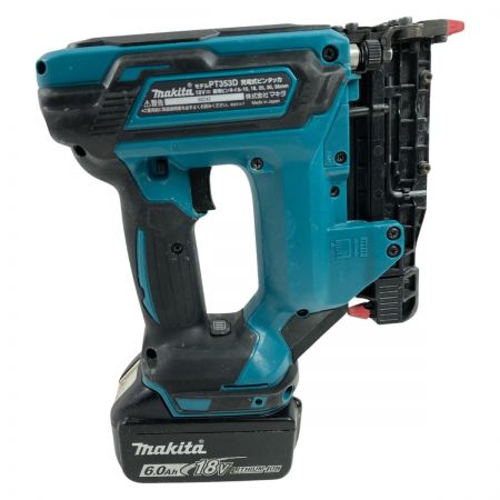  MAKITA マキタ 15~35mm 充電式ピンタッカ バッテリ1個付属 ※充電器なし PT353D ブルー