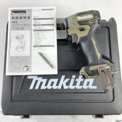 ＊＊ MAKITA マキタ 18V 充電式インパクトドライバ ケース付 （セットばらし品）※バッテリ・充電器なし (5) TD173D オリーブ Sランク