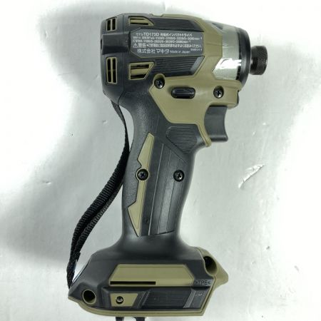  MAKITA マキタ 18V 充電式インパクトドライバ ケース付 （セットばらし品）※バッテリ・充電器なし (5) TD173D オリーブ