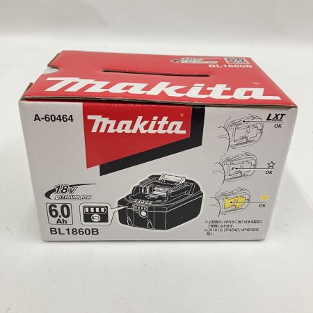  MAKITA マキタ 18V 6.0Ah リチウム イオン バッテリ BL1860B 未使用品